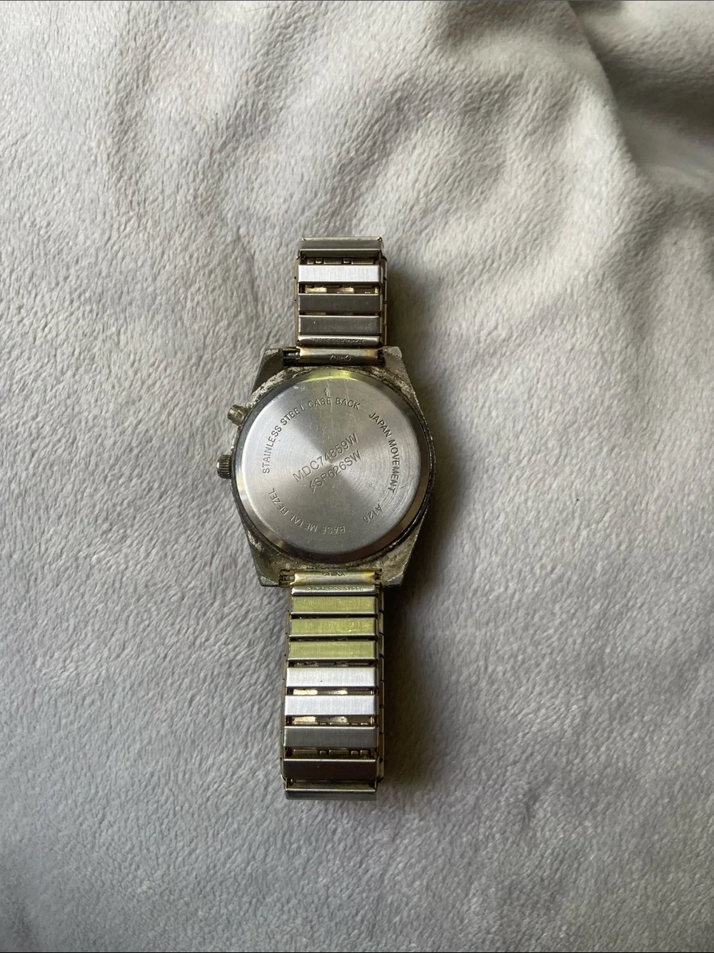 MDC Infantry Mens Military Field Watch 12/24 Hour Quartz MDC74859W Untested